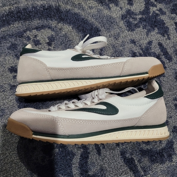 Tretorn Rawlins size 6.5 excellent condition dark/hunter green gray white retro - Picture 9 of 11